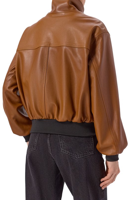 Кожаный бомбер Bats BTSJ_119 Коричневый  BTSJ_119 Фото 4