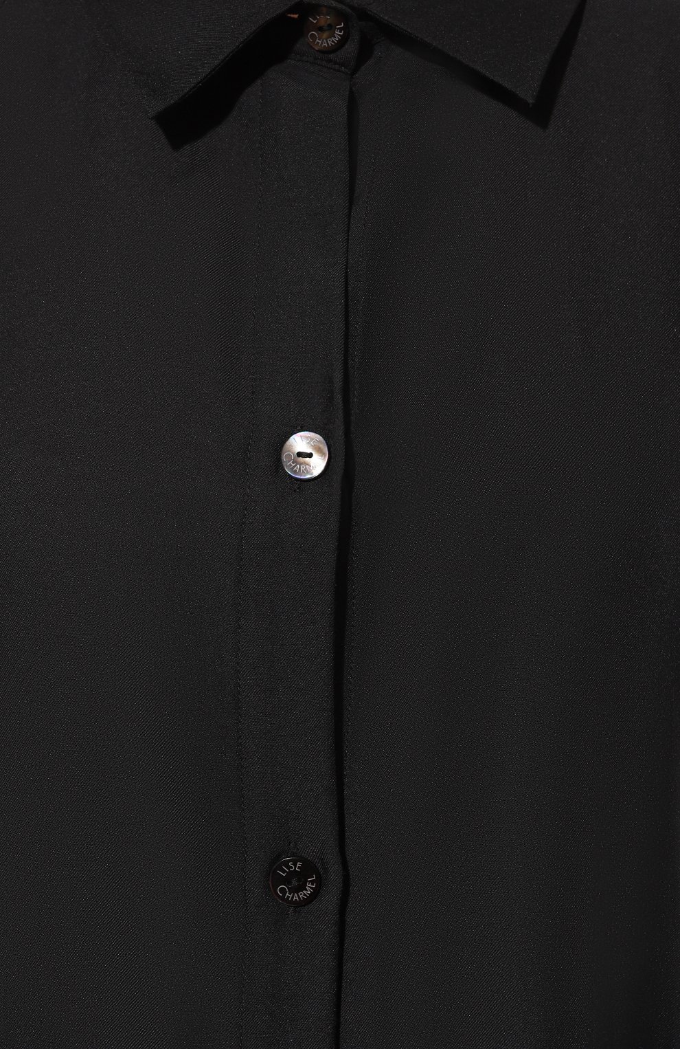 Туника из хлопка и шелка LISE CHARMEL черного цвета по цене 40130 руб., арт. ASB2171, фото 5 Туника из хлопка и шелка LISE CHARMEL, арт. ASB2171, фото 5