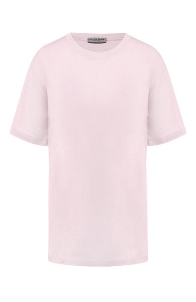 Женская футболка из смеси шелка и хлопка BOTTEGA VENETA, арт. 546008/VEZV0