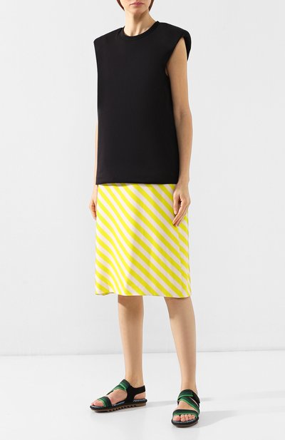 Платье из вискозы DRIES VAN NOTEN разноцветного цвета по цене 96550 руб., арт. 191-31066-7097, фото 3 Платье из вискозы DRIES VAN NOTEN, арт. 191-31066-7097, фото 3