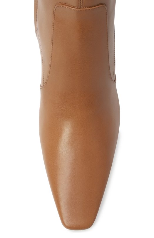 Кожаные сапоги Francoise 95 Saint Laurent 841574/AACSQ Коричневый  841574/AACSQ Фото 6