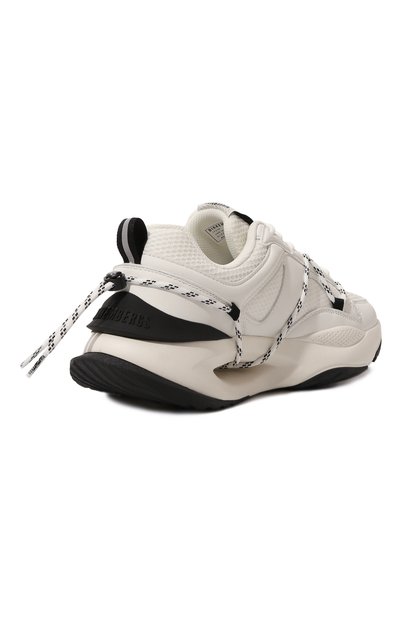 Текстильные кроссовки DIRK BIKKEMBERGS белого цвета по цене 16400 руб., арт. 25116/CP/A, фото 5 Текстильные кроссовки DIRK BIKKEMBERGS, арт. 25116/CP/A, фото 5