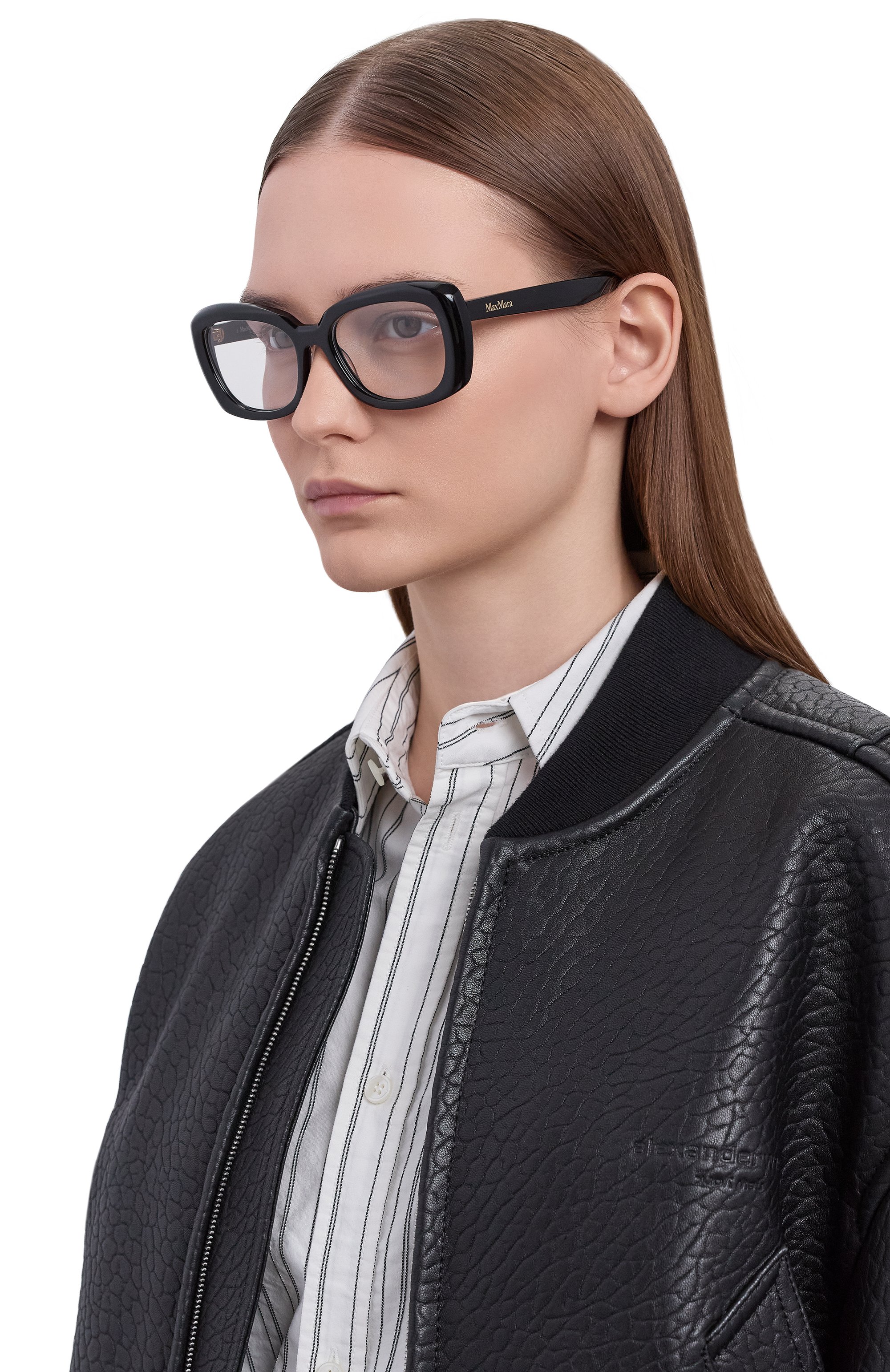 Оправа MAX MARA черного цвета по цене 14200 руб., арт. MM5211 001, фото 2 Оправа MAX MARA, арт. MM5211 001, фото 2