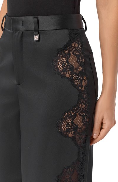 Брюки GIUSEPPE DI MORABITO черного цвета по цене 69950 руб., арт. 05FWPA130Y 05300A, фото 5 Брюки GIUSEPPE DI MORABITO, арт. 05FWPA130Y 05300A, фото 5