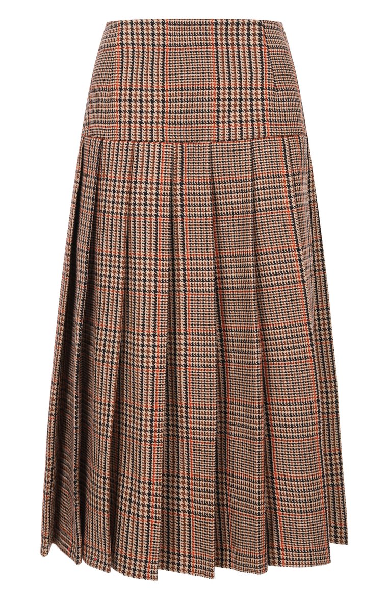 Плиссированная юбка PRADA, арт. P187R-1XGM-F0005-202, фото 1