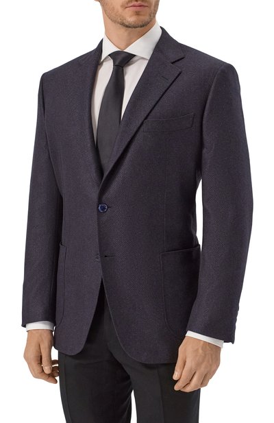 Пиджак из шелка и кашемира ZILLI, арт. P2B010M061250101U, фото 3