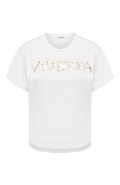 Женская хлопковая футболка VIVETTA, арт. 21E V2M0/F041/6953