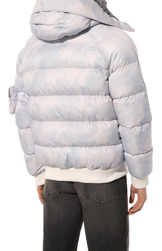 Утепленный бомбер CHMPS PARISSE Серый, фото 4