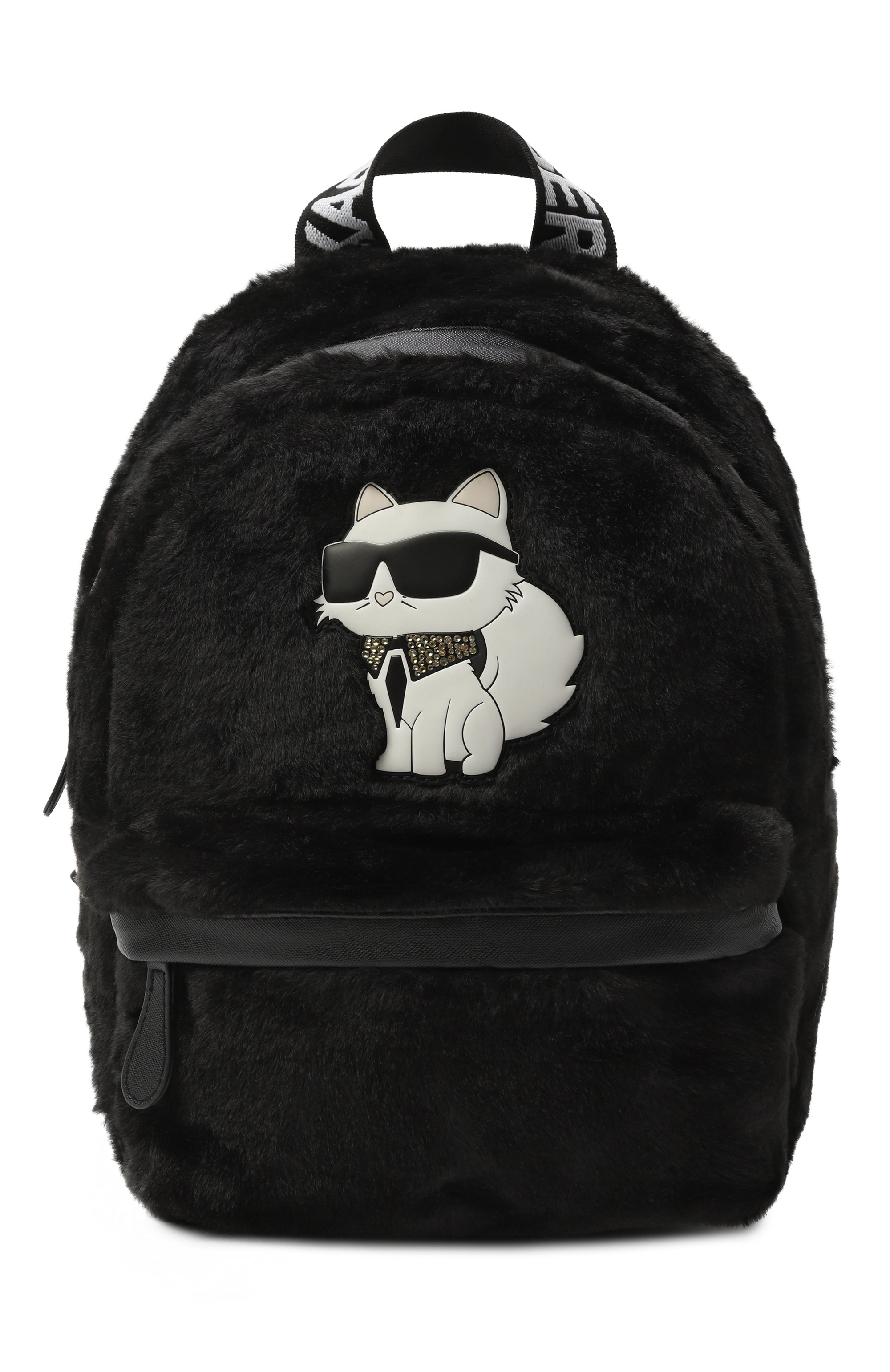 Рюкзак KARL LAGERFELD KIDS черного цвета по цене 13300 руб., арт. Z30346, фото 1 Рюкзак KARL LAGERFELD KIDS, арт. Z30346, фото 1