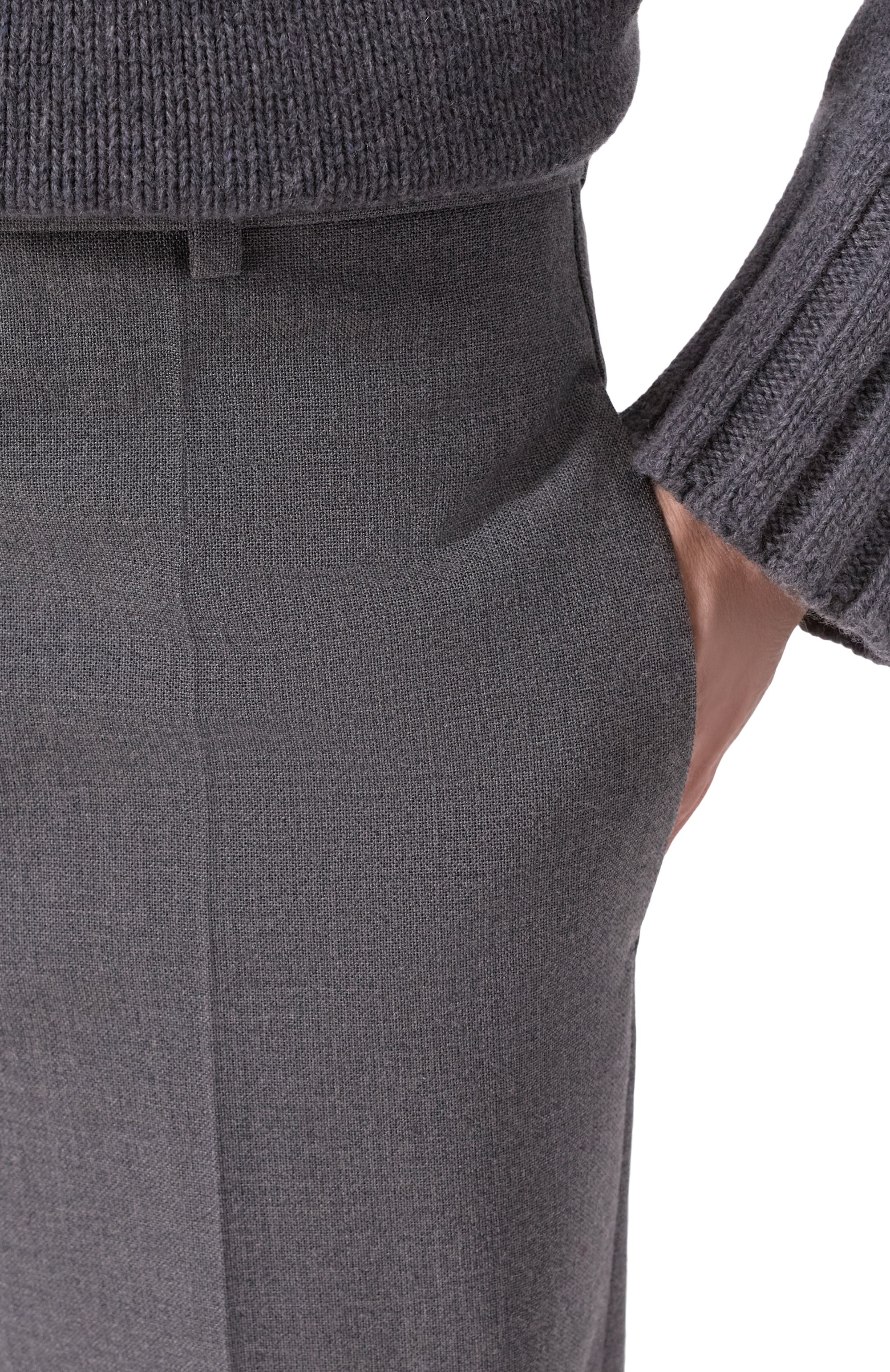 Шерстяные брюки JIL SANDER, арт. J21KA0280/J41557, фото 5