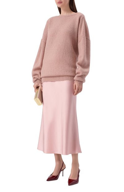 Шерстяной пуловер LEFFERS розового цвета по цене 79000 руб., арт. 46.52.93.15.27, фото 2 Шерстяной пуловер LEFFERS, арт. 46.52.93.15.27, фото 2