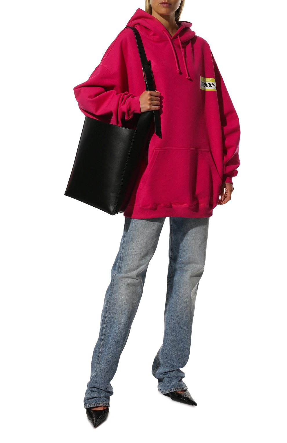 Хлопковое худи VETEMENTS, арт. UA53HD180P 1606/W, фото 2