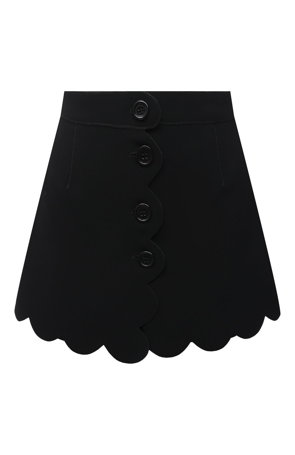 Юбка-шорты REDVALENTINO черного цвета по цене 39950 руб., арт. VR3RFE30/1FR, фото 1 Юбка-шорты REDVALENTINO, арт. VR3RFE30/1FR, фото 1