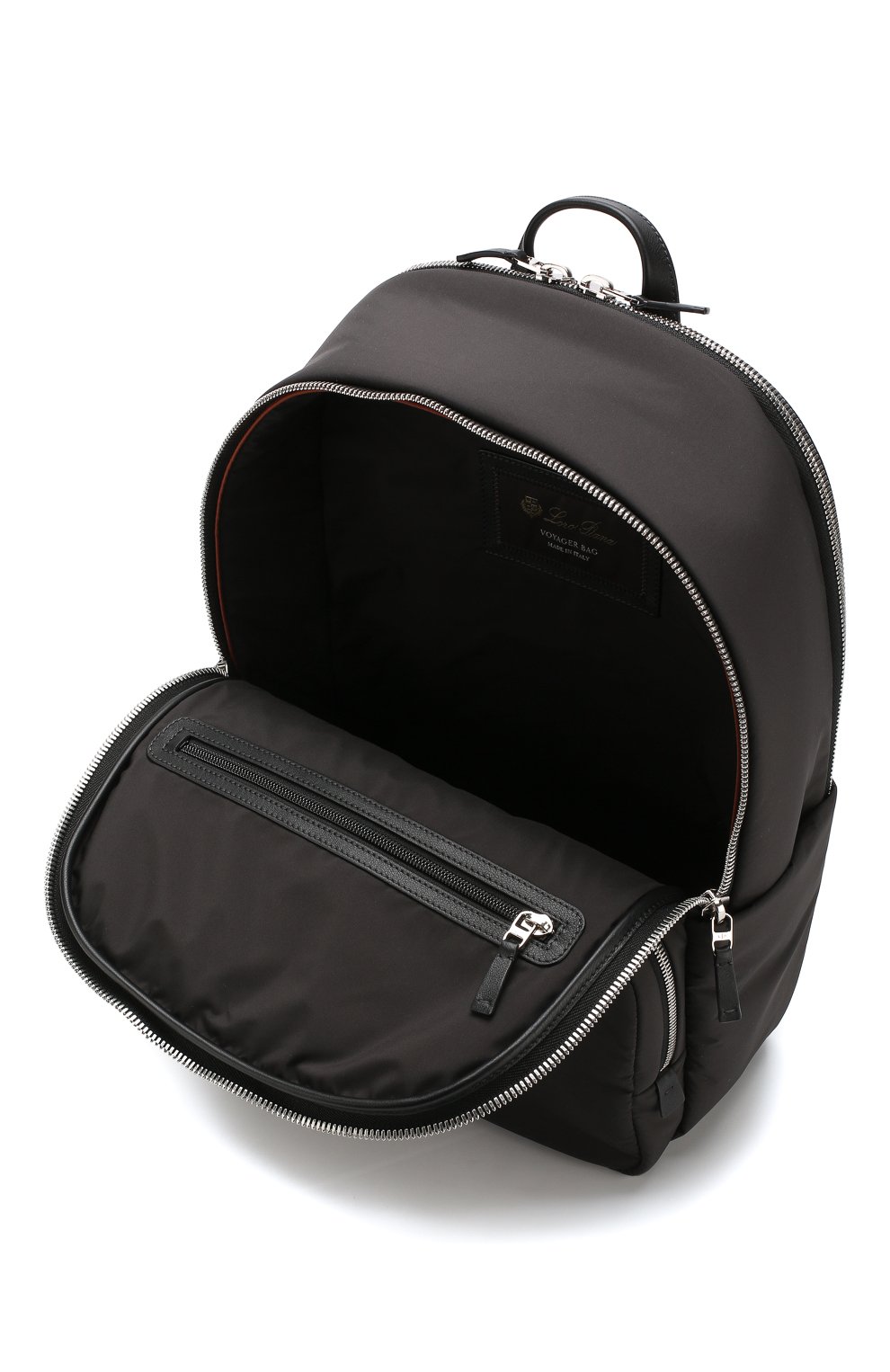 Текстильный рюкзак voyager city с кожаной отделкой LORO PIANA, арт. FAI1080, фото 4