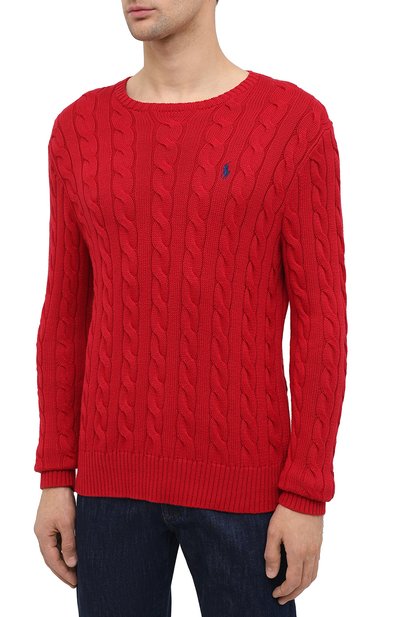 Хлопковый свитер POLO RALPH LAUREN, арт. 710775885, фото 3