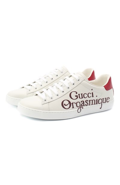 Кожаные кеды new ace GUCCI, арт. 623234/AY010, фото 1