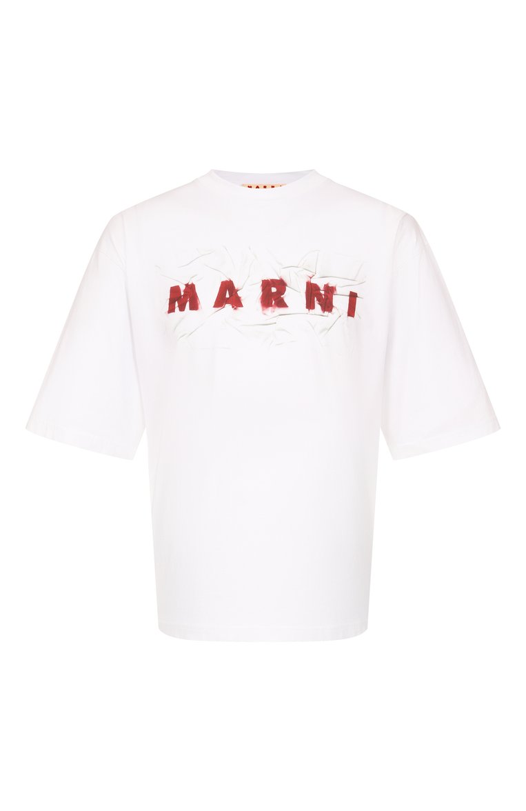 Хлопковая футболка MARNI, арт. HUMU0223PV/USCW95, фото 1