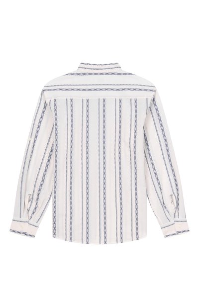 Хлопковая рубашка BRUNELLO CUCINELLI, арт. BA687C330B, фото 2