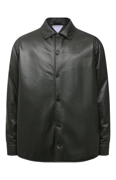 Мужская кожаная рубашка BOTTEGA VENETA, арт. 663218/V16H0