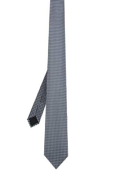 Шелковый галстук CORNELIANI голубого цвета по цене 14900 руб., арт. 87U302-1120311/00, фото 2 Шелковый галстук CORNELIANI, арт. 87U302-1120311/00, фото 2