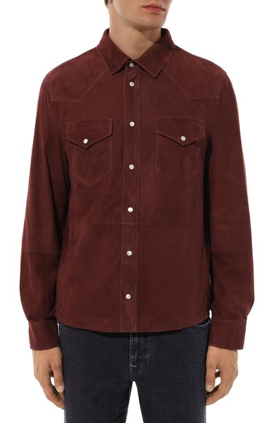 Замшевая куртка-рубашка BRUNELLO CUCINELLI, арт. MPCMI1721, фото 3