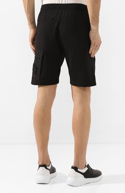 Хлопковые шорты STONE ISLAND, арт. 7215650F3, фото 4