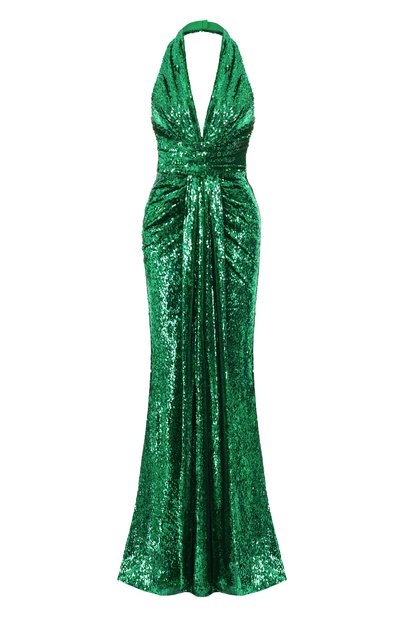 Женское платье с отделкой пайетками ZUHAIR MURAD, арт. PDR25043/EMSE013