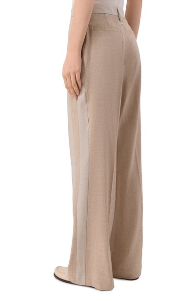 Брюки изо льна и вискозы LORENA ANTONIAZZI, арт. P2638PA01M/5154, фото 4