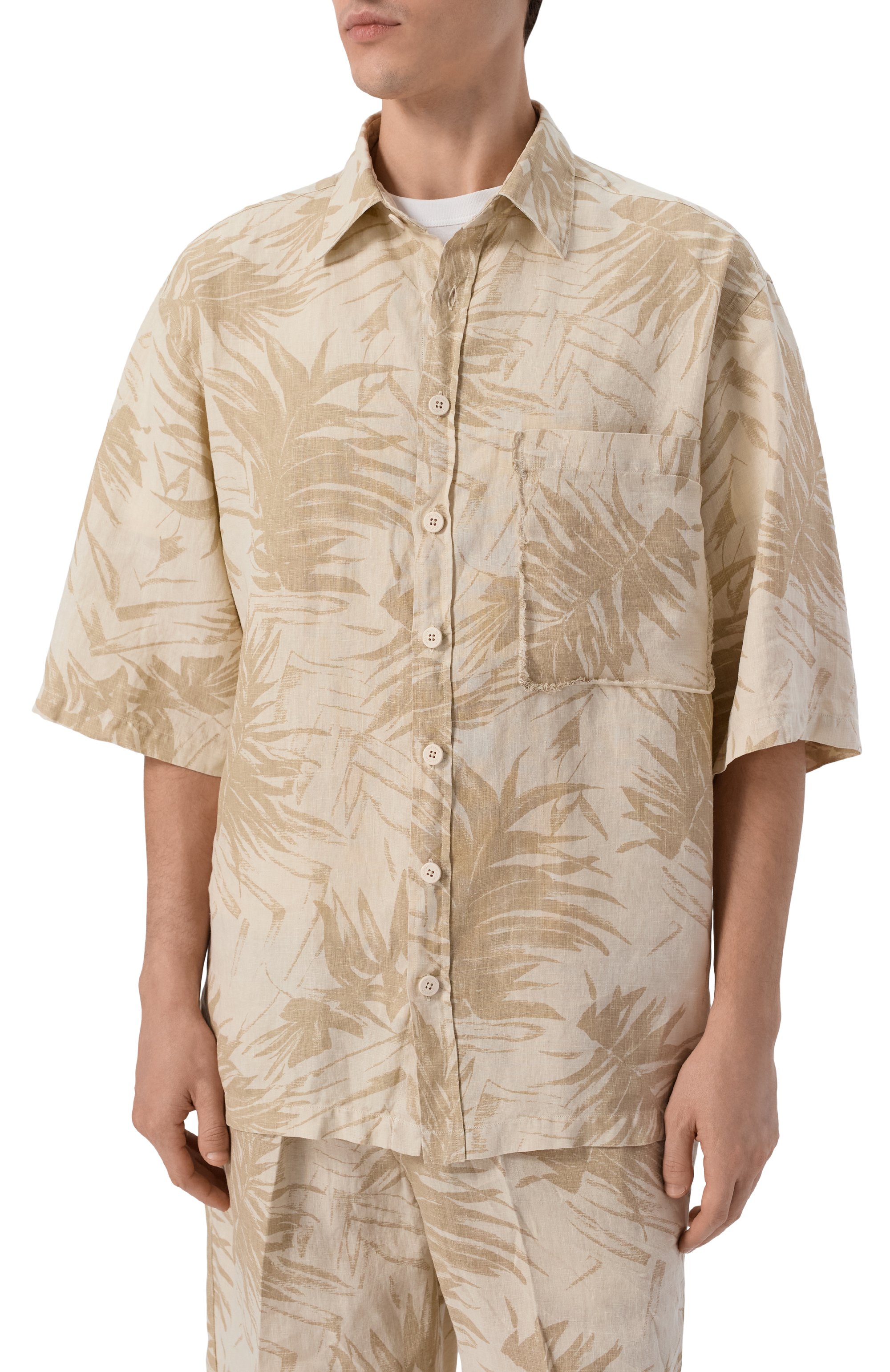 Льняная рубашка INLINUM, арт. STEFAN0/TR0PICAL, фото 3
