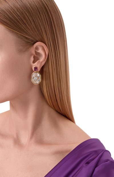 Серьги chroma SWAROVSKI разноцветного цвета по цене 27550 руб., арт. 5705582, фото 4 Серьги chroma SWAROVSKI, арт. 5705582, фото 4