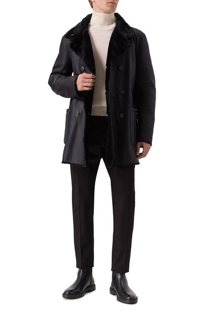 Двусторонняя дубленка из овчины GIORGIO ARMANI, арт. 4SB03P/4SP19, фото 2