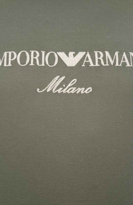 Футболка Emporio Armani EM001033/AF10017 Хаки  EM001033/AF10017 Фото 6