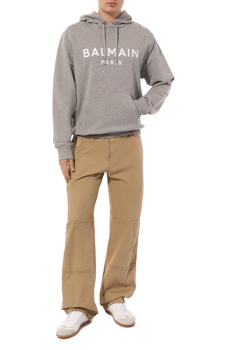 Хлопковое худи BALMAIN, арт. CH1JR002/BB65, фото 1