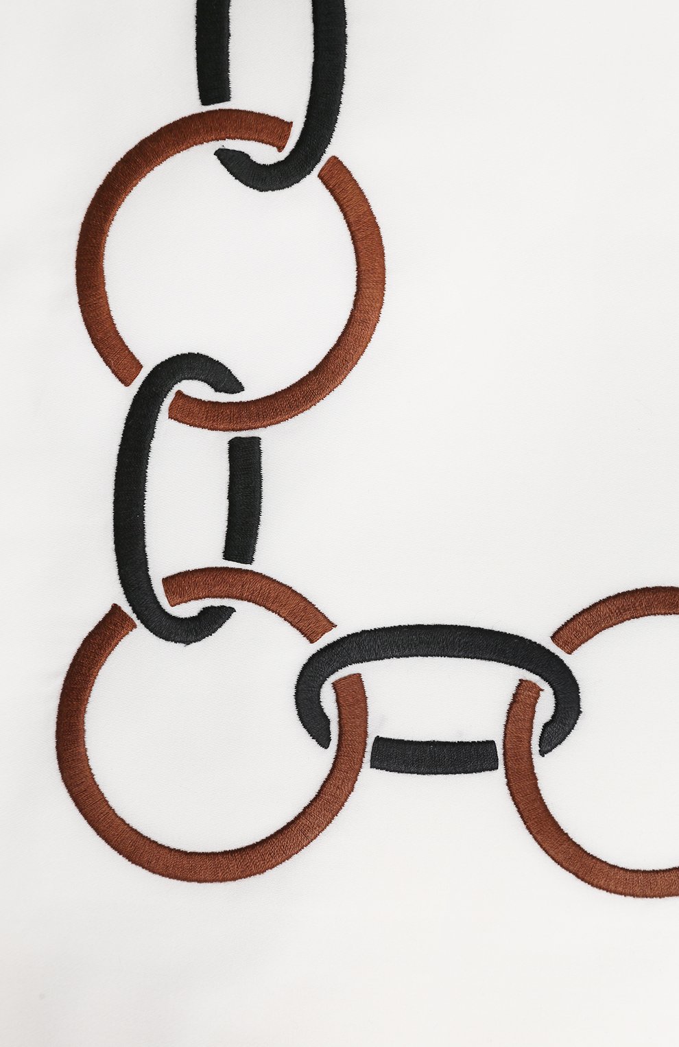 Пододеяльник links embroidery FRETTE коричневого цвета по цене 106000 руб., арт. FR6568 E3600 200A, фото 2 Пододеяльник links embroidery FRETTE, арт. FR6568 E3600 200A, фото 2