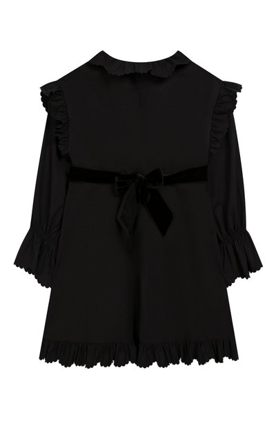 Хлопковое платье с поясом PHILOSOPHY DI LORENZO SERAFINI KIDS, арт. PJAB43/CA241/UH015/L-XL, фото 2
