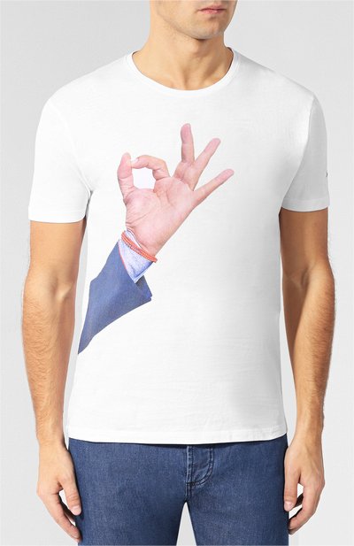 Комплект из четырех хлопковых футболок с принтом ISAIA, арт. SETMG1/TES01, фото 5