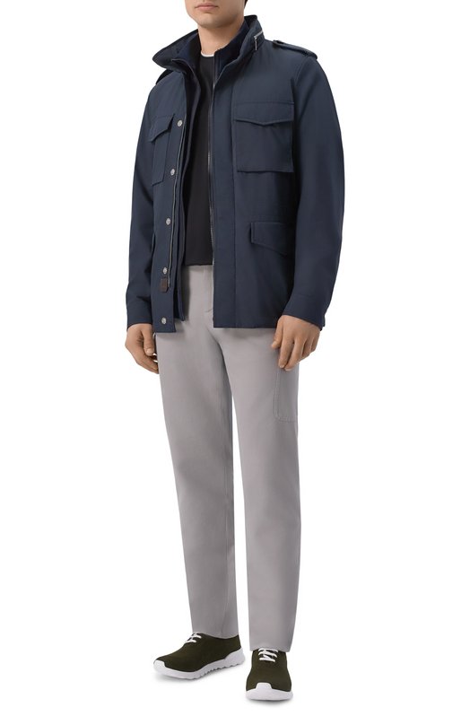 Хлопковая футболка Kiton UMK0970 Чёрный  UMK0970 Фото 2