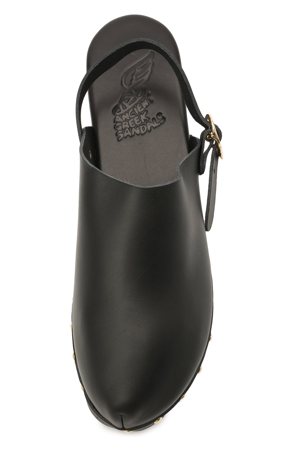 Кожаные сабо ANCIENT GREEK SANDALS, арт. CLASSIC CL0SED CL0G/BLACK, фото 5
