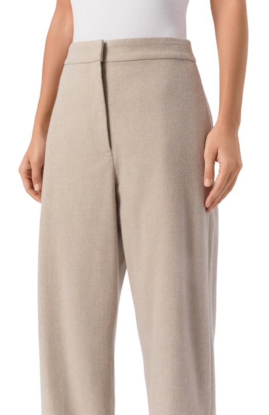 Шерстяные брюки Jil Sander J40KA0280/J40182 Бежевый  J40KA0280/J40182 Фото 5