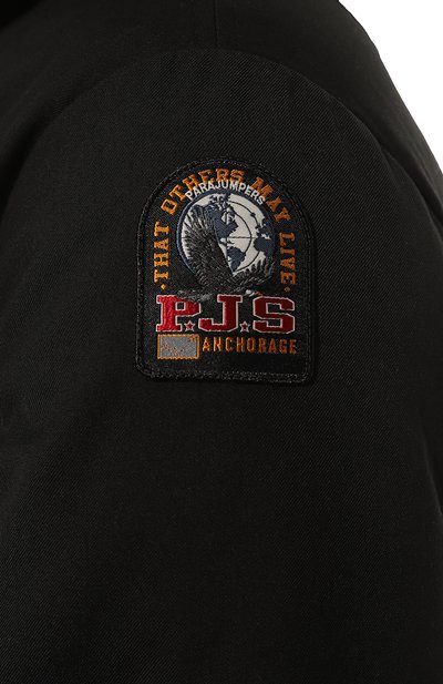 Пуховик PARAJUMPERS черного цвета по цене 95900 руб., арт. PMPUUP02, фото 5 Пуховик PARAJUMPERS, арт. PMPUUP02, фото 5