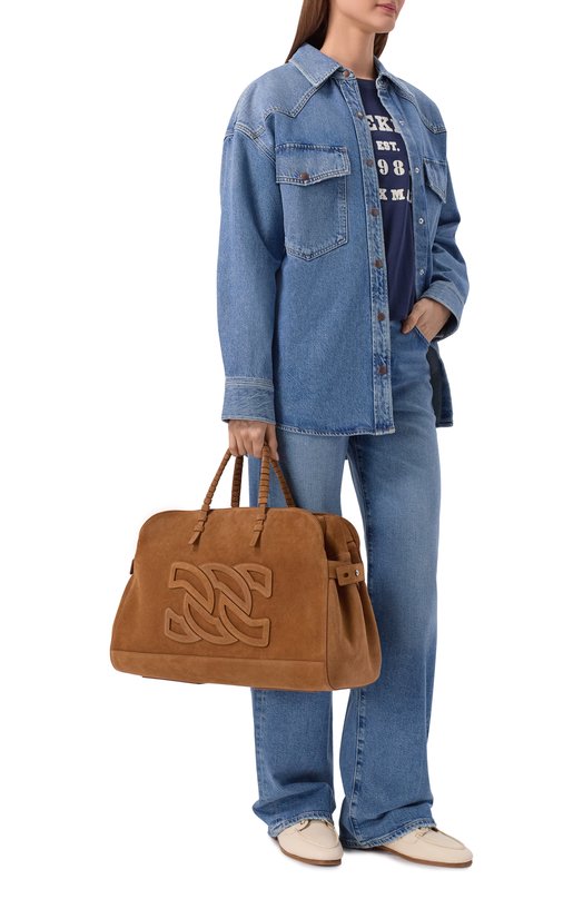 Сумка-тоут Park Avenue Casadei 3W458J0000/PAKVL Коричневый  3W458J0000/PAKVL Фото 2