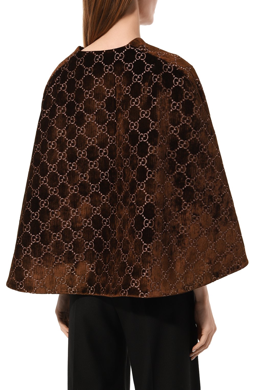 Вельветовое пончо GUCCI, арт. 555210 3GC34, фото 4