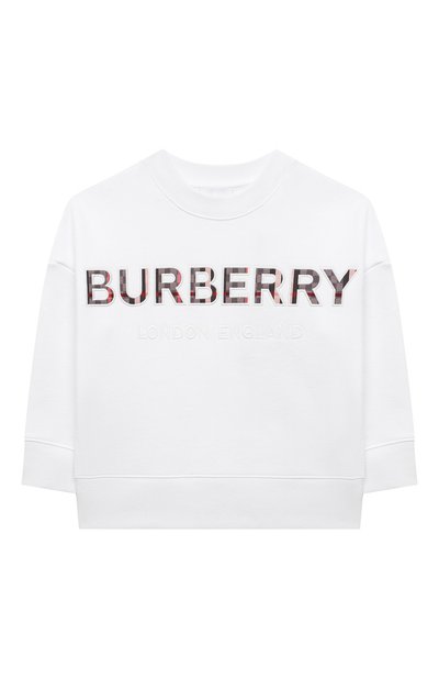 Хлопковый свитшот BURBERRY, арт. 8047437, фото 1
