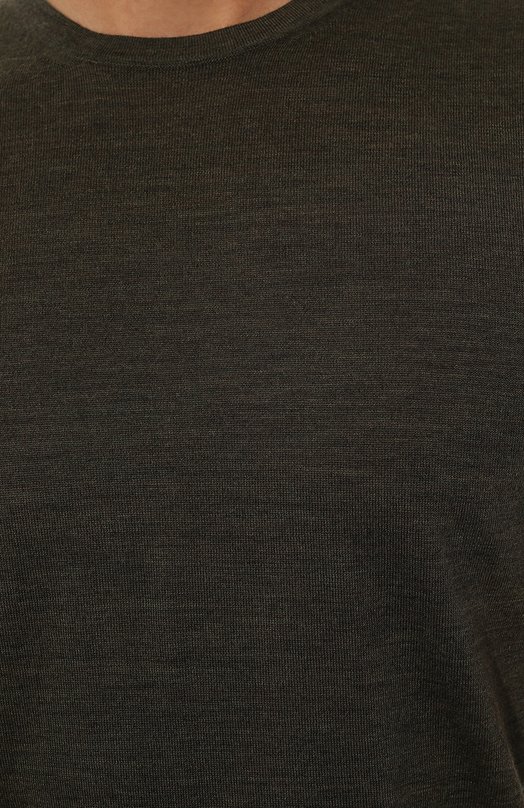 Шерстяной джемпер Corneliani 94M525-9425126 Зелёный  94M525-9425126 Фото 5