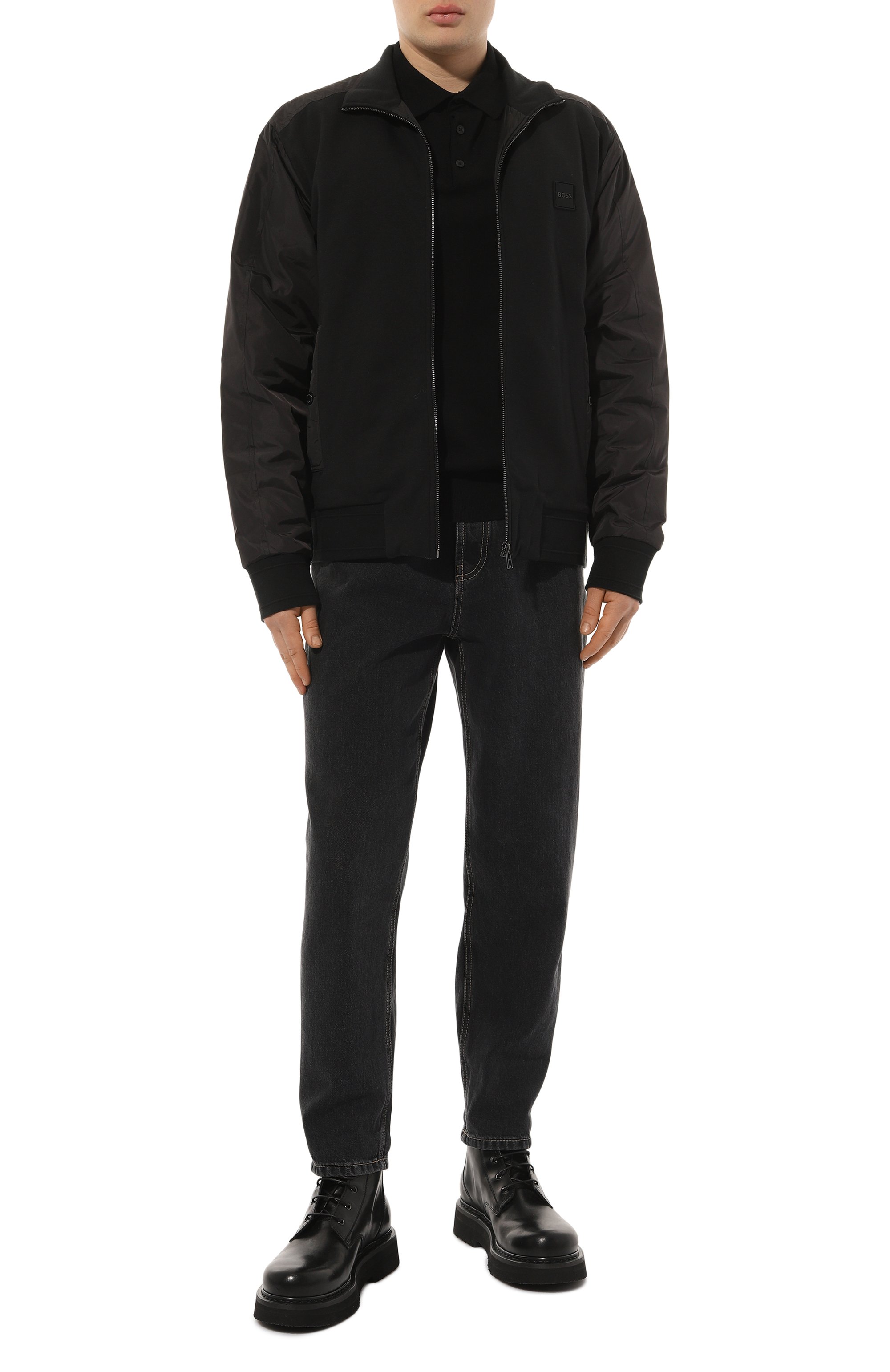 Хлопковое поло BOSS, арт. 50506025, фото 2