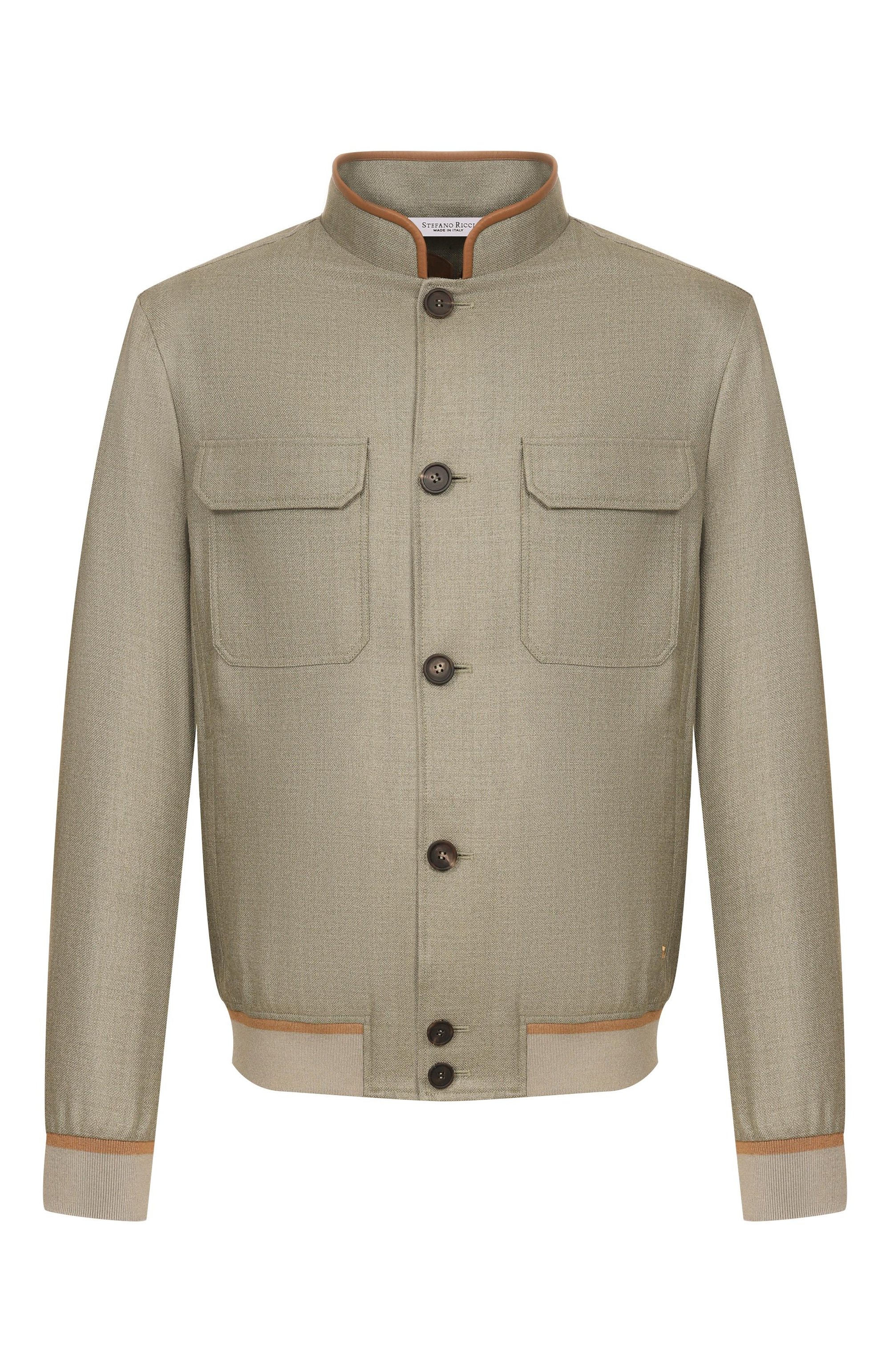 Бомбер из шелка и шерсти STEFANO RICCI, арт. M7J6100110/KL003U_001, фото 1