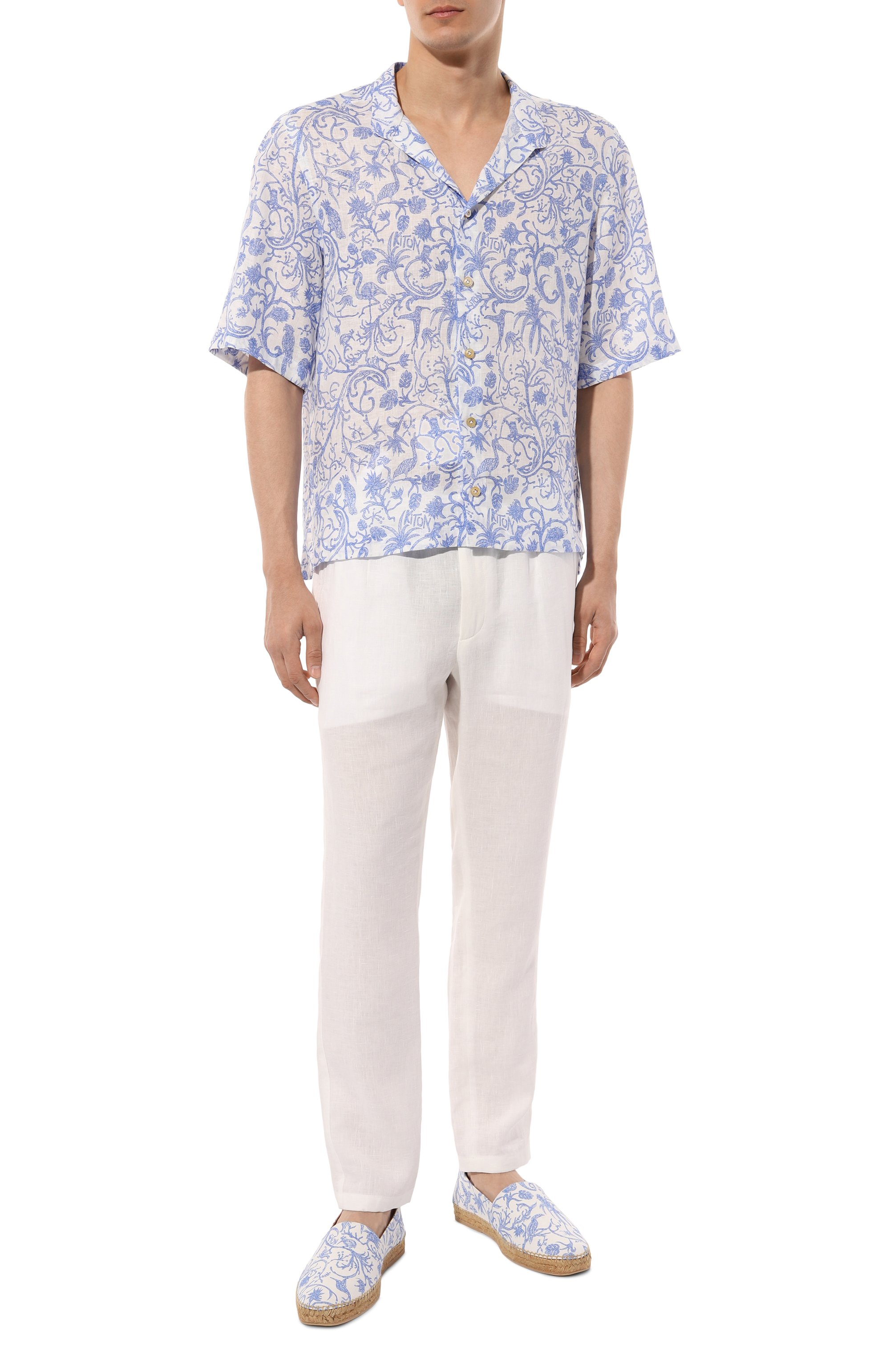 Текстильные эспадрильи KITON, арт. USSA070N01054, фото 2