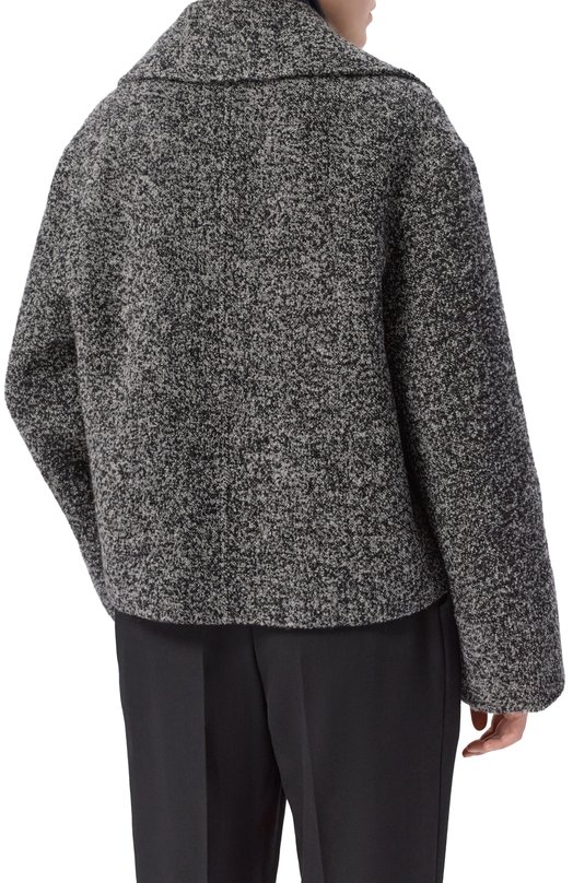 Полупальто из кашемира и шелк Agnona TH1012E/U7055E Серый  TH1012E/U7055E Фото 4