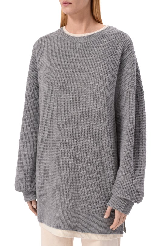 Свитер из шерсти и кашемира Aya Muse AMSS2563 Серый  AMSS2563 Фото 3