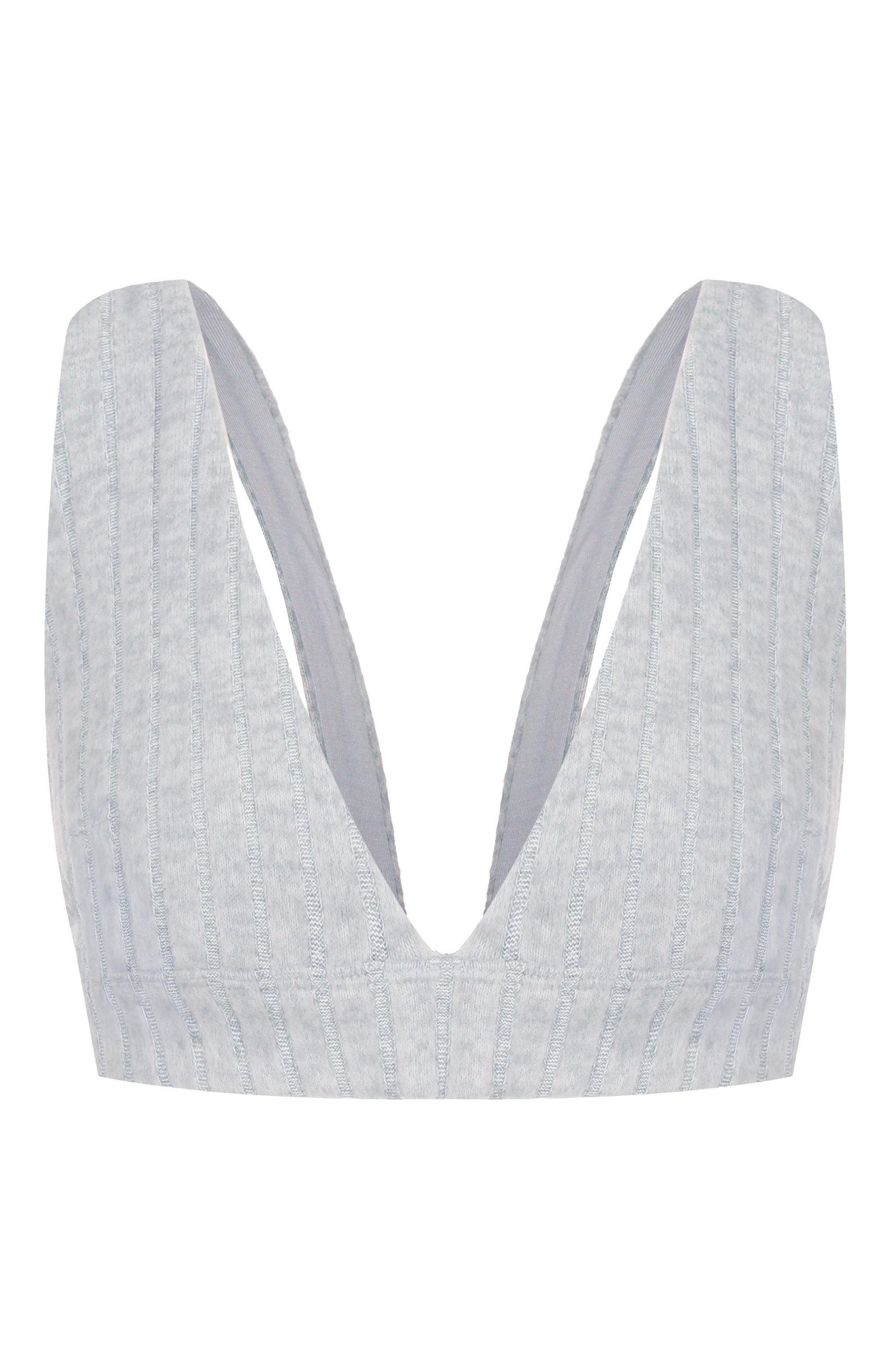 Топ ALO YOGA серого цвета по цене 12300 руб., арт. W9454R, фото 1 Топ ALO YOGA, арт. W9454R, фото 1